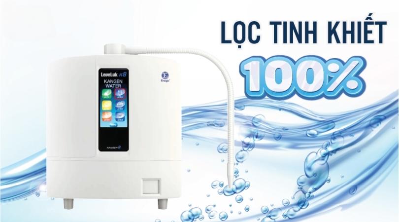 Máy điện giải ion kiềm Kangen LeveLuk K8 - Chính hãng 2023 lọc tinh khiết